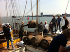 unloading sailed rum