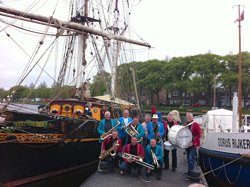 one of the bands performing for the ship's return-festival, Den Helder