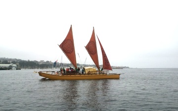 Waka with Monterey's western edge in background