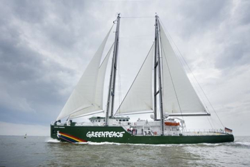 Rainbow Warrior III, designed by Dykstra for Greenpeace