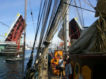 This is the fourth bridge that jammed or broke for Tres Hombres